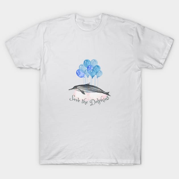 Save the Dolphins T-Shirt by Mission Bear